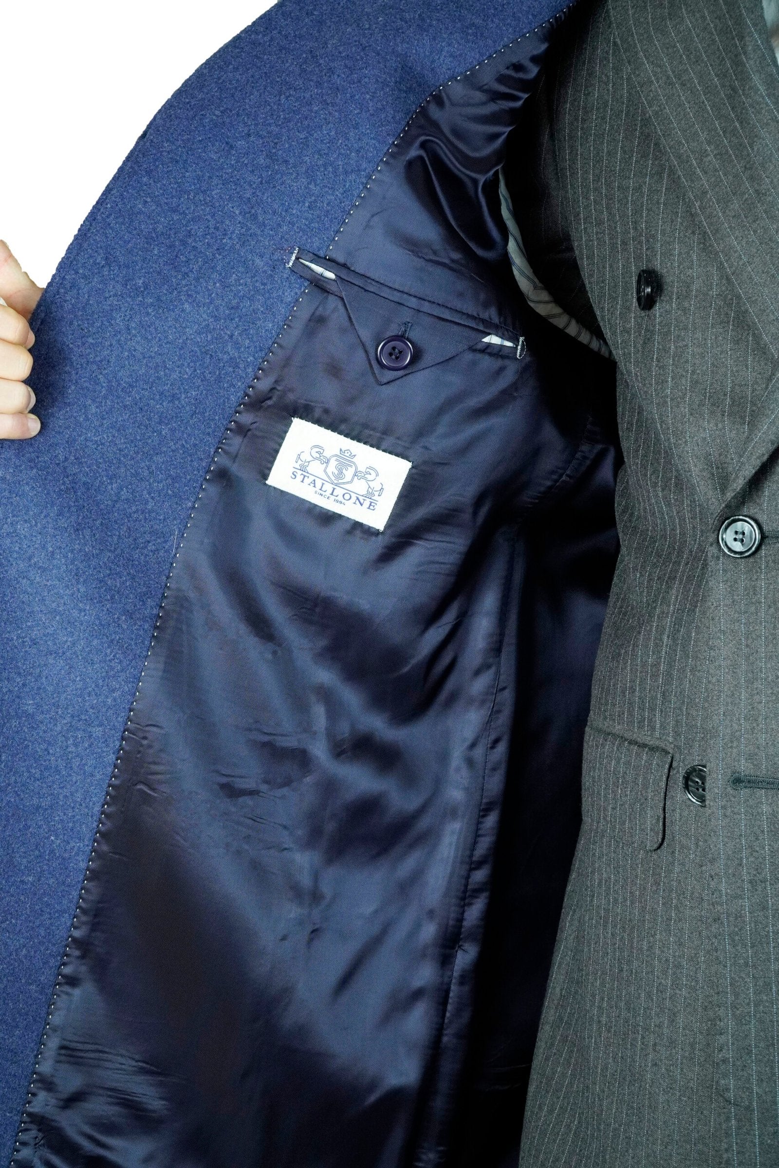 Manteau Classique Bleu – Image 5