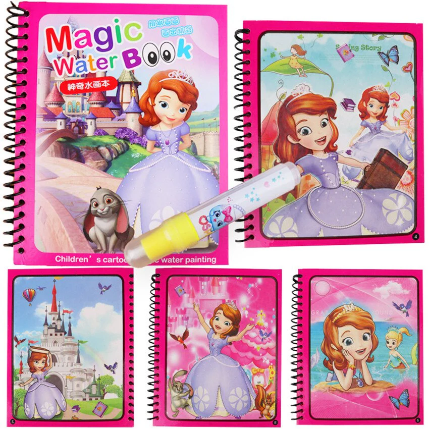 LIVRE EDUCATIF COLORIAGE MAGIQUE À L'EAU – Image 6