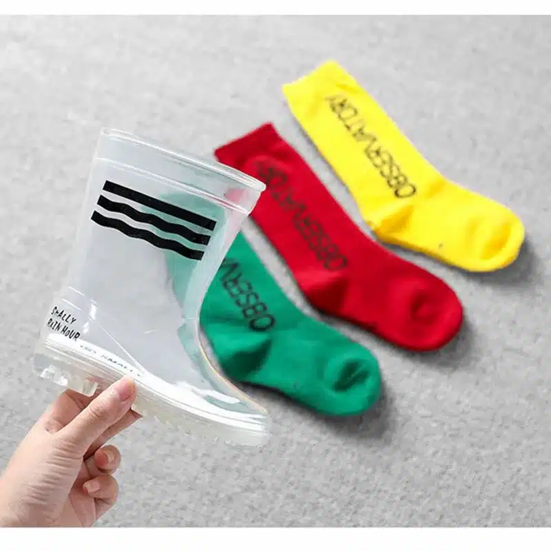 Bottes de pluie transparentes pour enfants – Image 6