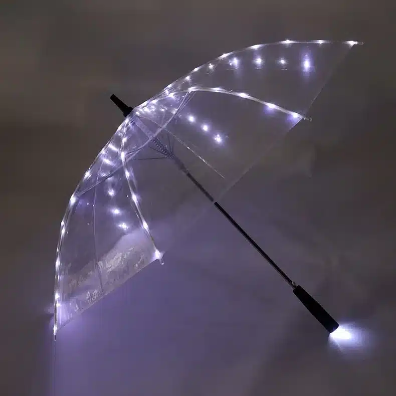 Parapluie Transparent lumineux – Image 2