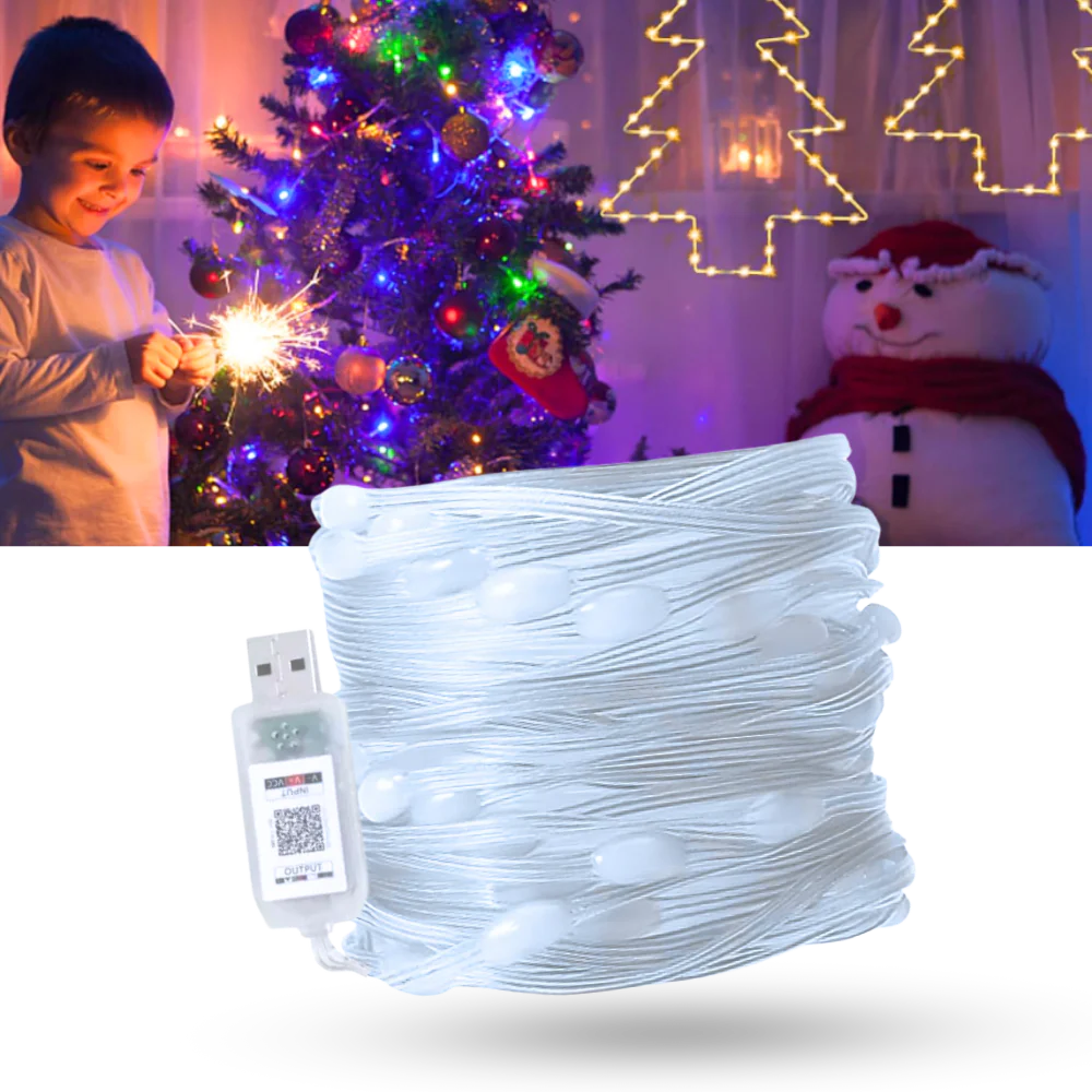 210 Lampes LED USB avec synchronisation musicale – Image 2