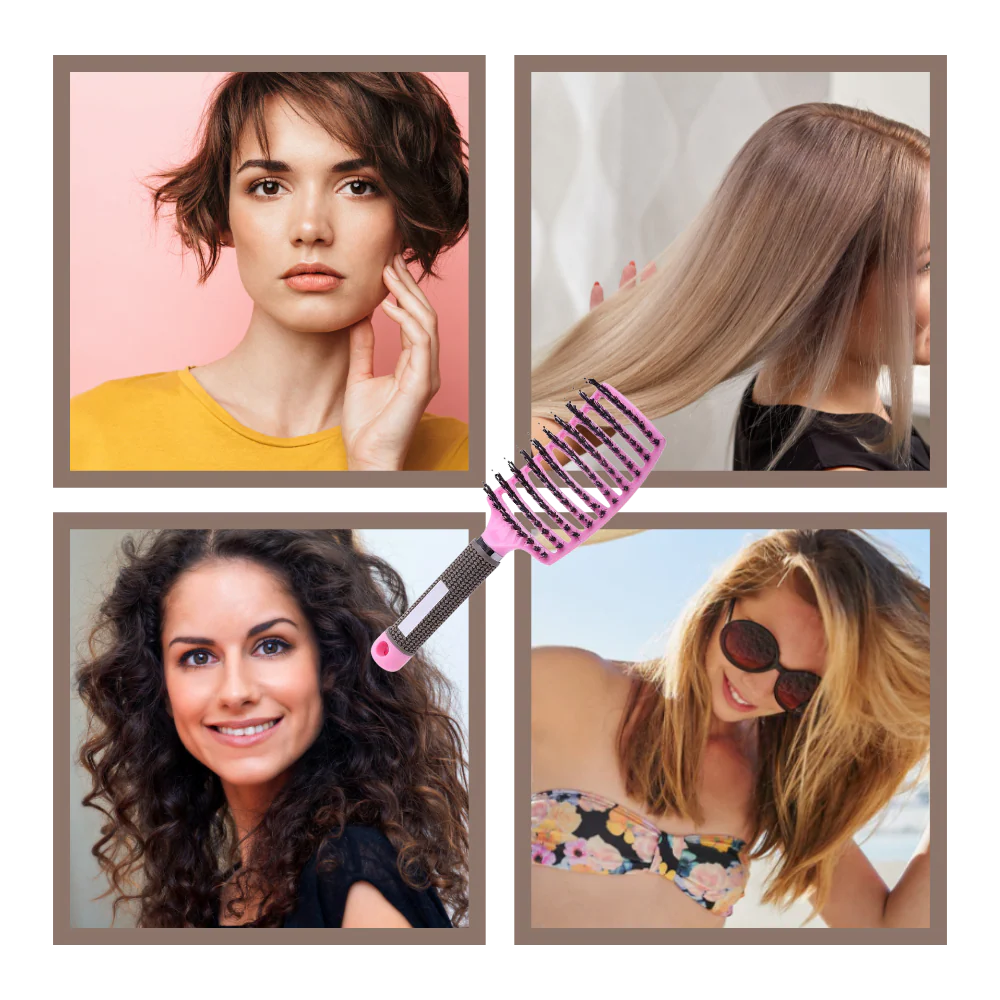 Brosse à cheveux massante en poils de sanglier – Image 6