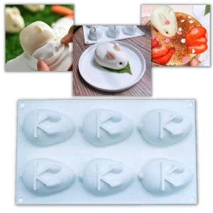 Moule en silicone en forme de mini-lapin