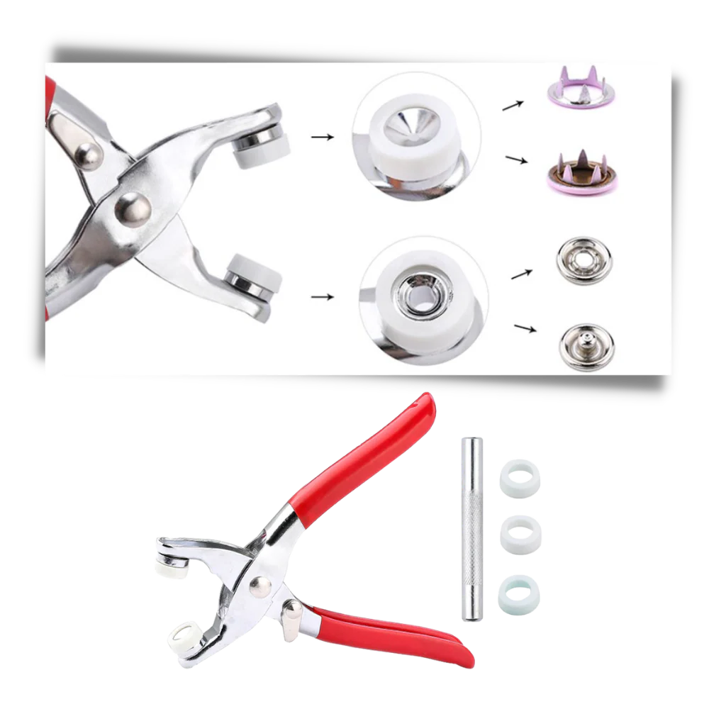 Pack de boutons de pression avec pince – Image 5