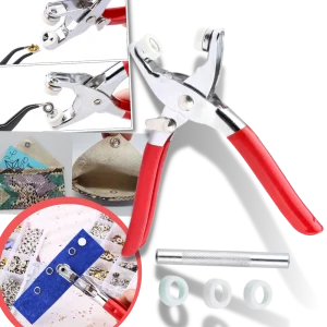 Pack de boutons de pression avec pince