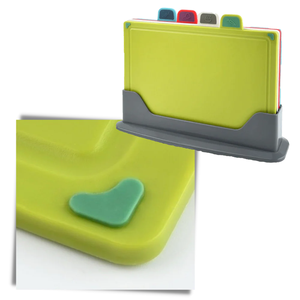 Set de 4 planches à découper avec support – Image 6