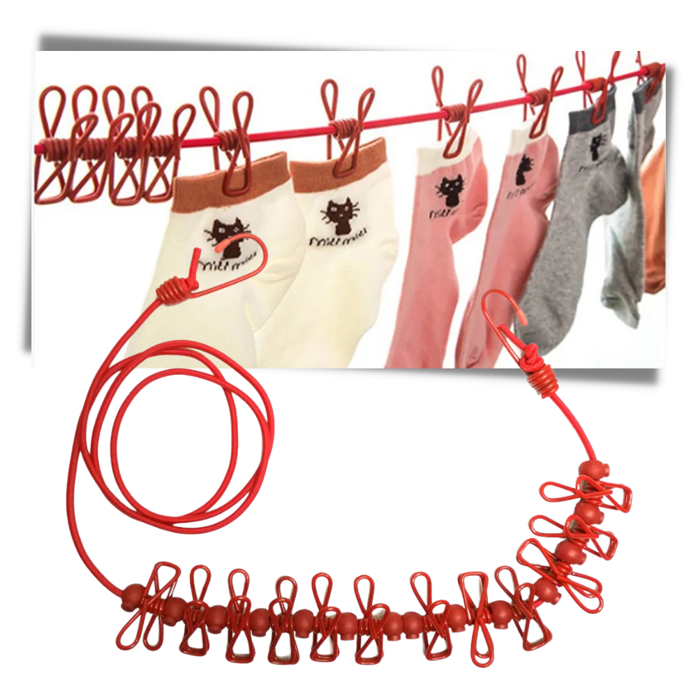 Corde à linge de camping extensible (4m) – Image 5