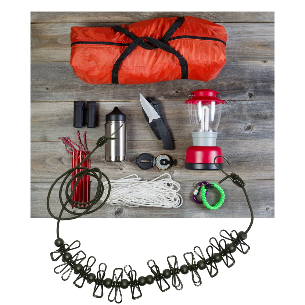 Corde à linge de camping extensible (4m) – Image 4