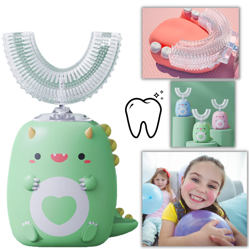 Brosse à dents électrique en U pour enfants – Image 2