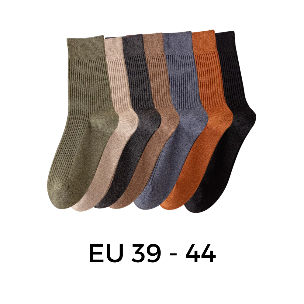 Chaussettes côtelées pour hommes (2 paires) – Image 9