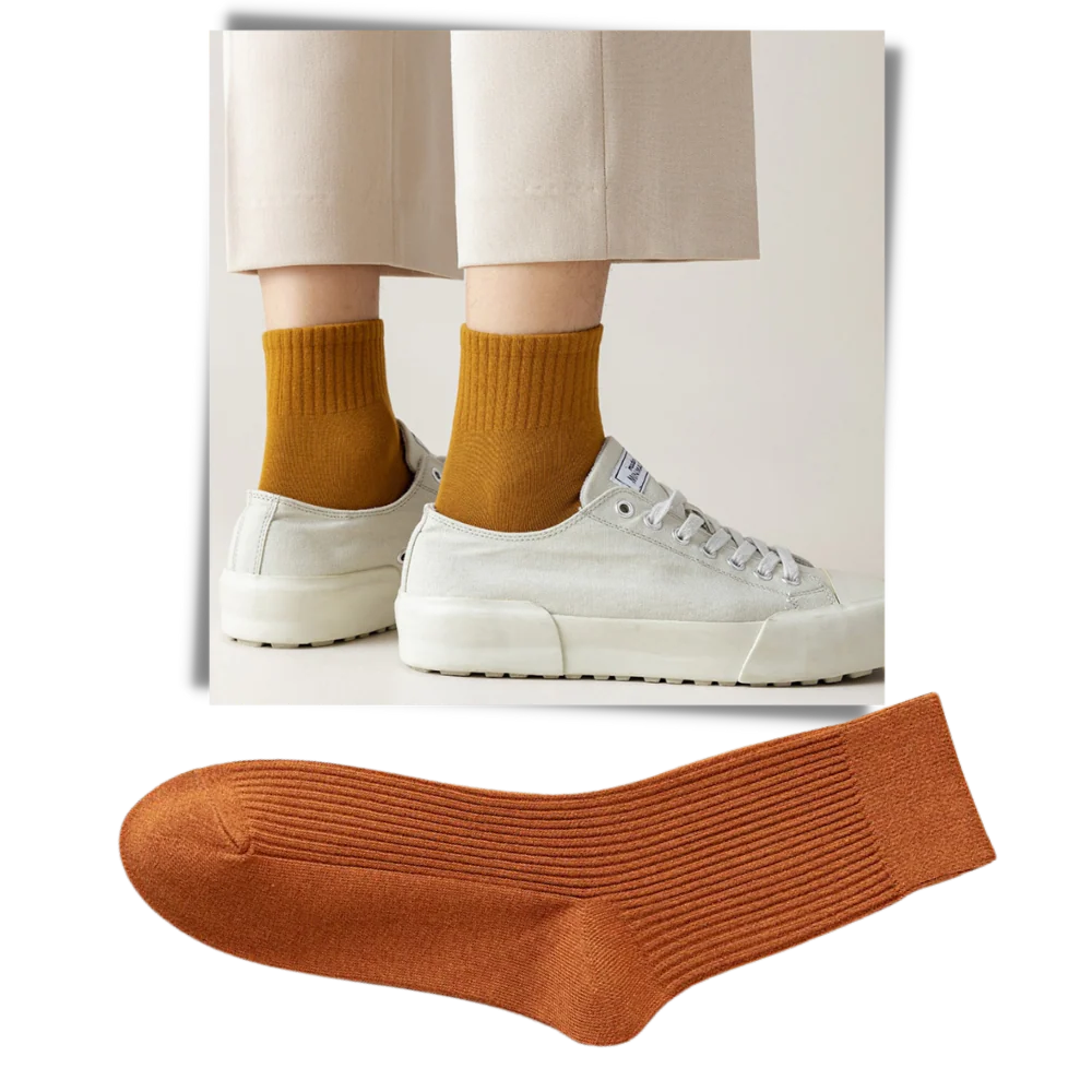 Chaussettes côtelées pour hommes (2 paires) – Image 4