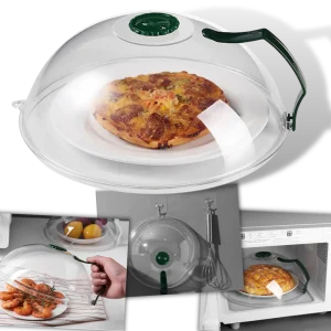 Couvercle protecteur anti-éclaboussures pour micro-ondes