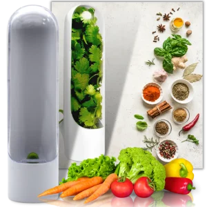 Récipient de conservation des herbes fraîches