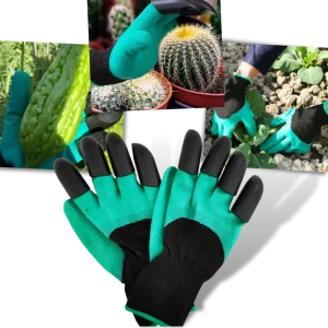 Gants de jardinage avec griffes