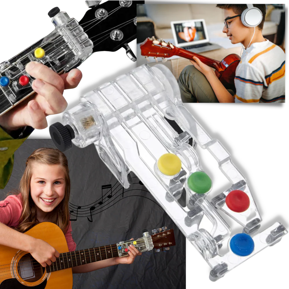 Outil d'apprentissage des accords de guitare