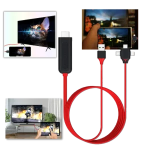 Câble adaptateur HDMI pour téléphones et tablettes