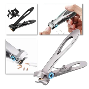 Coupe-ongles à large ouverture en acier inoxydable