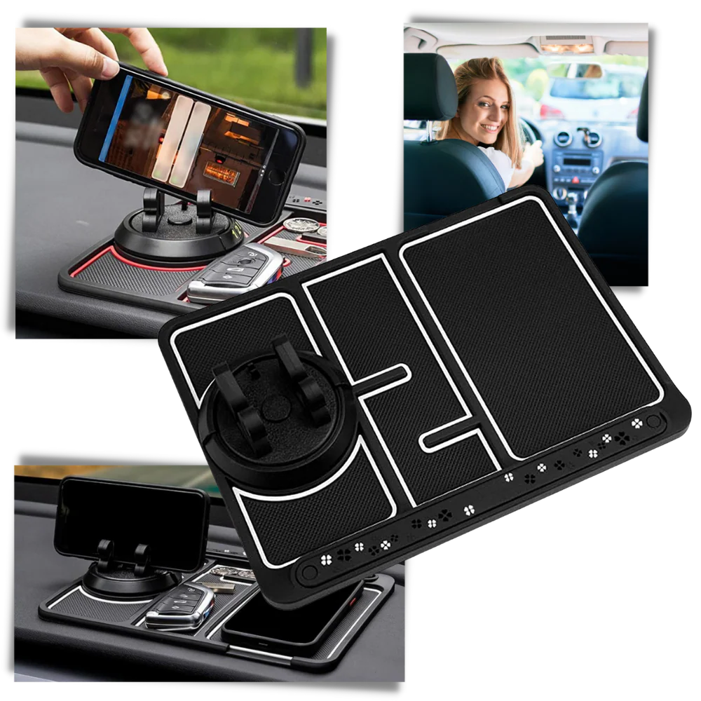 Tapis antidérapant et support de téléphone pour voiture – Image 2
