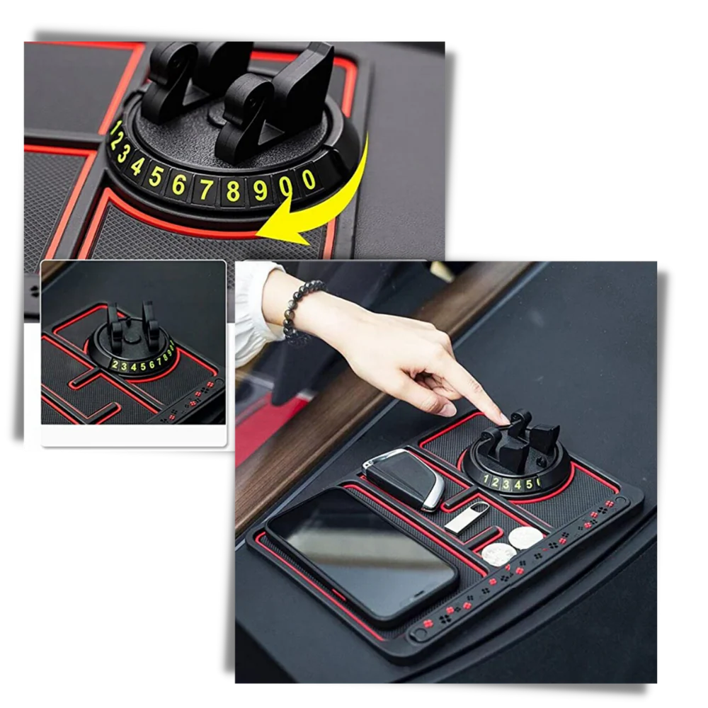 Tapis antidérapant et support de téléphone pour voiture – Image 5