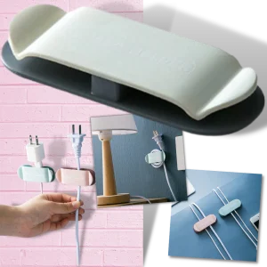 Lot de 4 pinces adhésives de serrage de câble