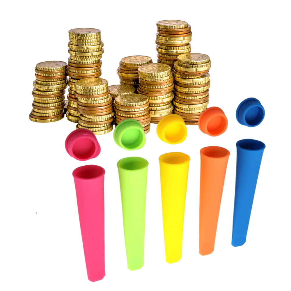 Pack de 5 moules en silicone pour sucettes glacées – Image 5