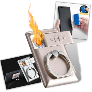 Bague de téléphone avec briquet