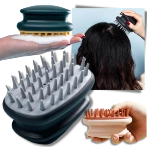 Brosse de massage du cuir chevelu
