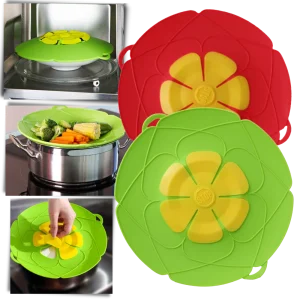 Couverture en silicone pour casseroles et marmites