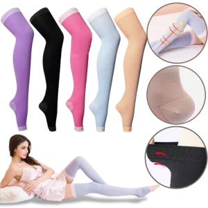 Paire de collants de compression amincissants