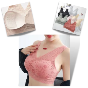 Soutien-gorge en dentelle respirant et sans couture