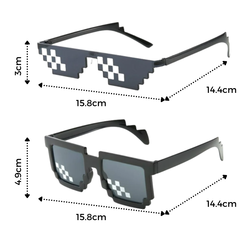 Lunettes de soleil pixel mode – Image 9