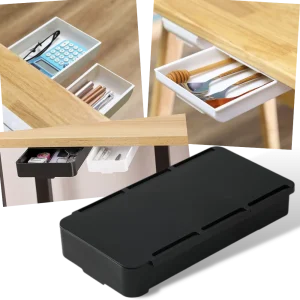 Organisateur de tiroir de bureau invisible
