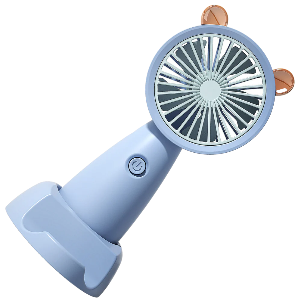 Mini ventilateur USB avec support pour téléphone – Image 3