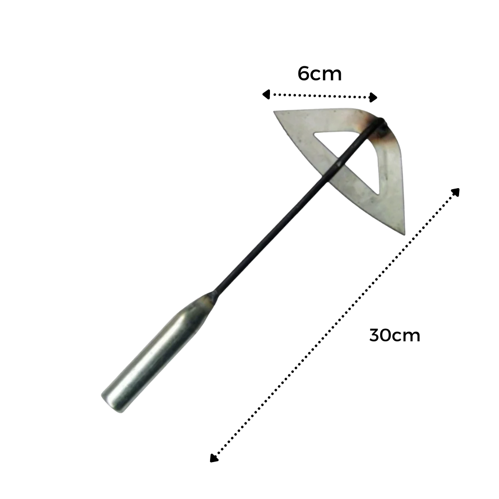 Houe creuse manuelle en acier – Image 9