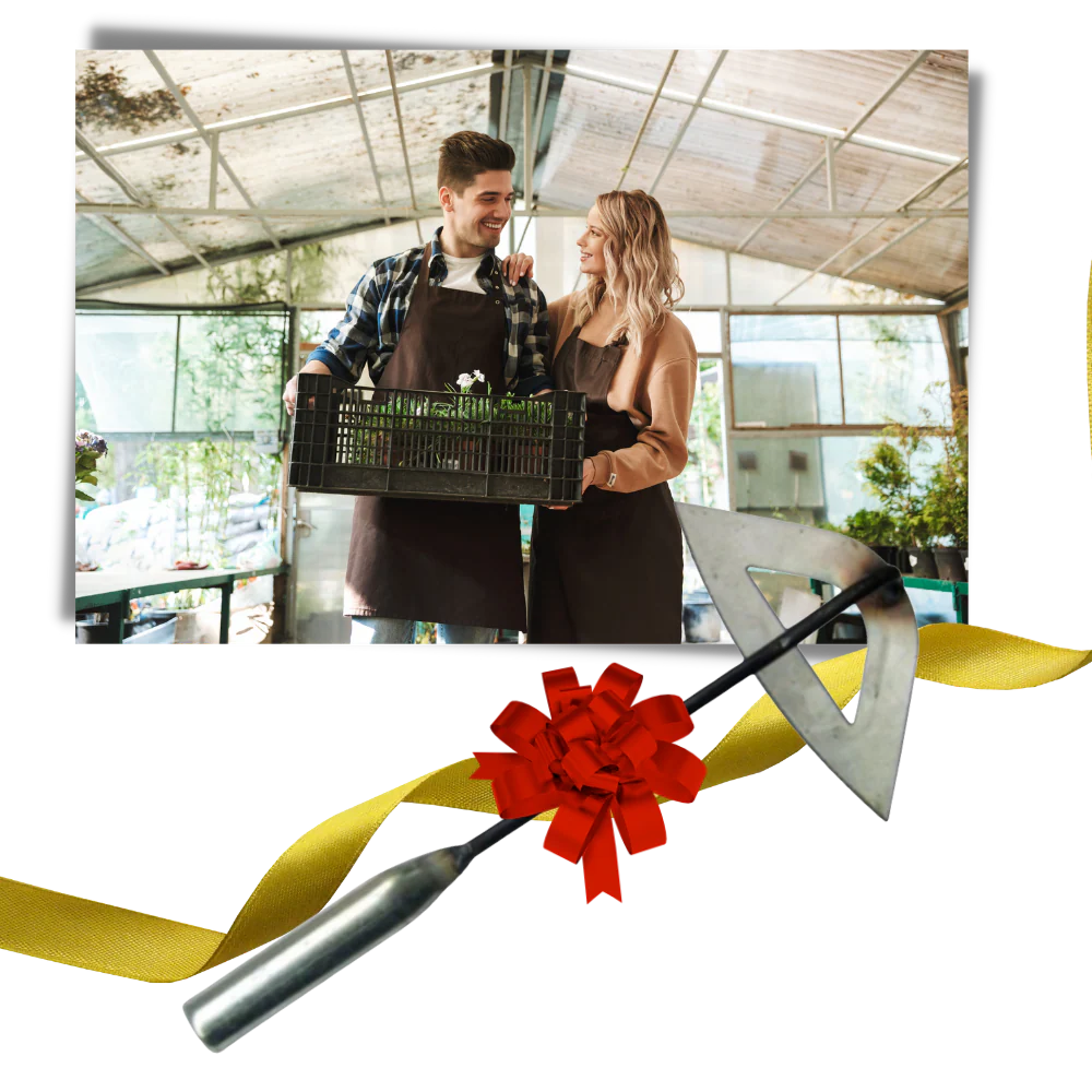 Houe creuse manuelle en acier – Image 8