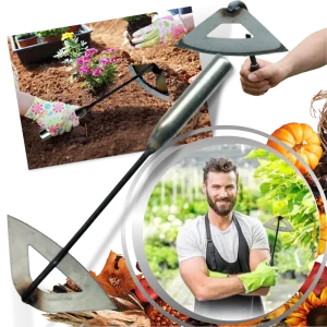 Houe creuse manuelle en acier