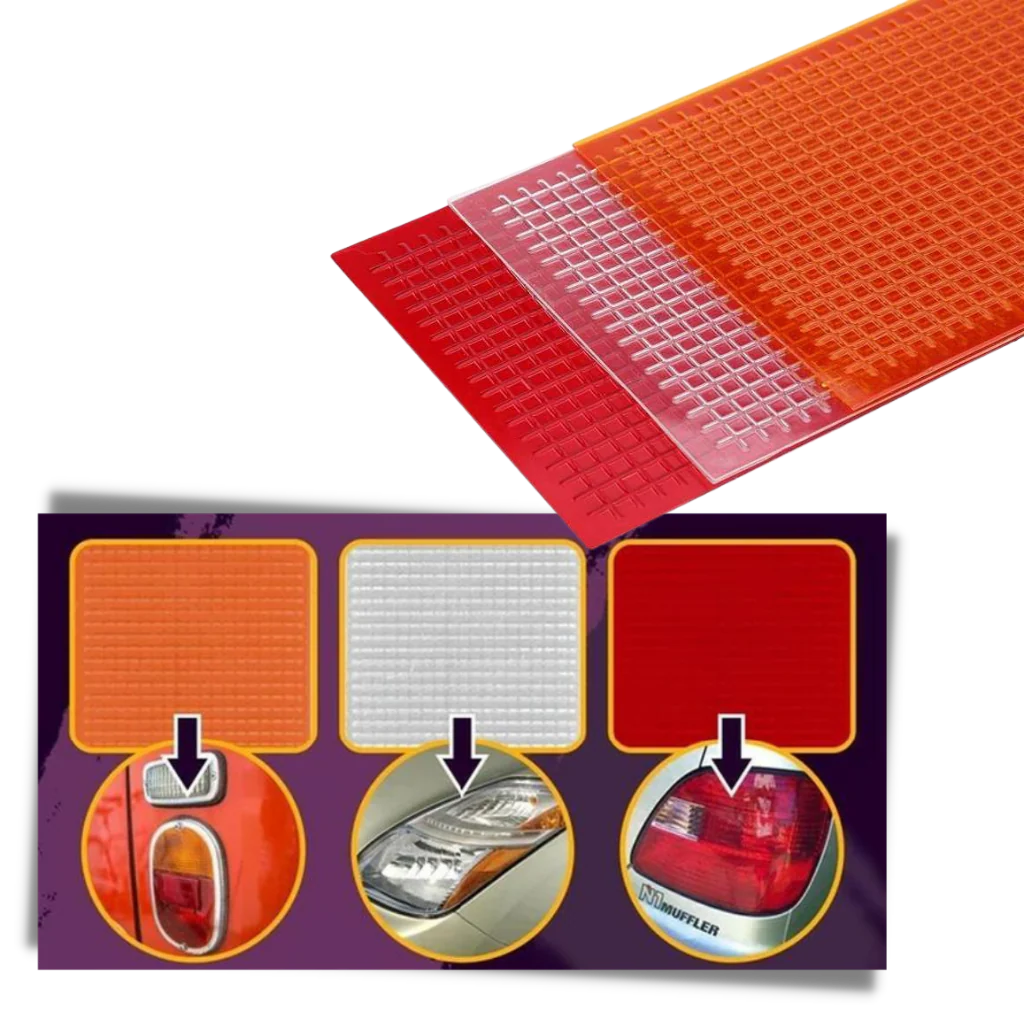 3 Pièces de film de réparation pour feux arrière – Image 6