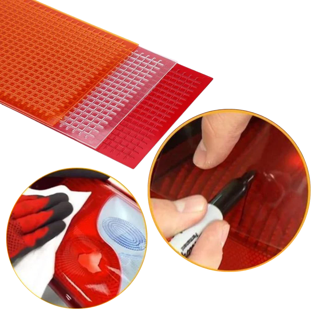 3 Pièces de film de réparation pour feux arrière – Image 4