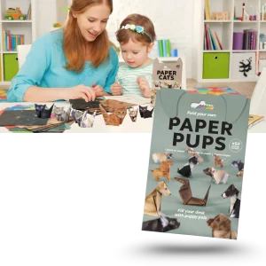 Papier origami 3D d'animaux