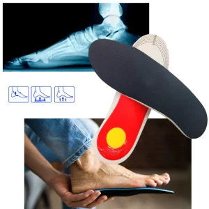 1 Paire de semelles orthopédiques fermes pour pieds plats