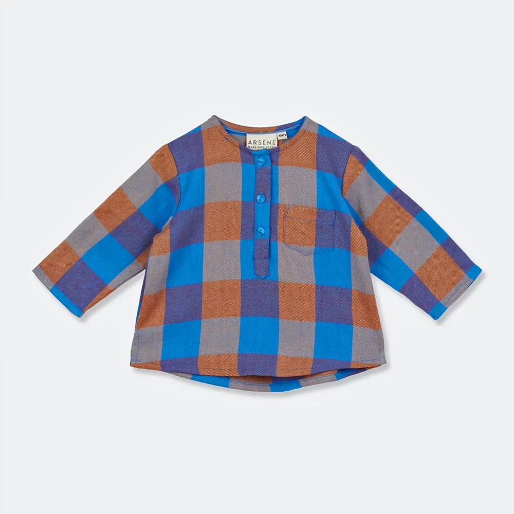 Tunique bébé à carreaux – Image 2