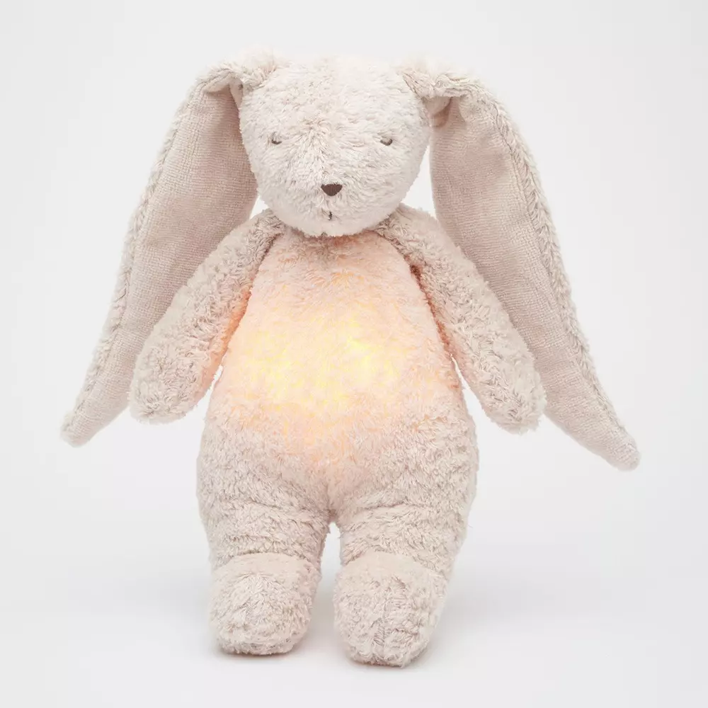 Lapin Moonie avec son et lumière bio rose – Image 2