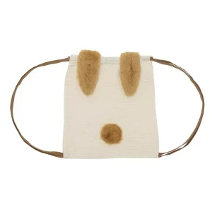 Sac à dos lapin ecru
