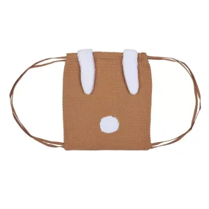 Sac à dos lapin noisette