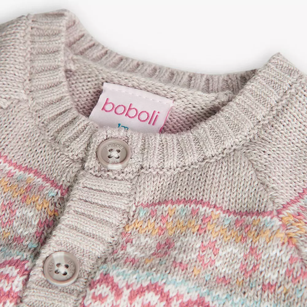Cardigan bébé jaquard – Image 3