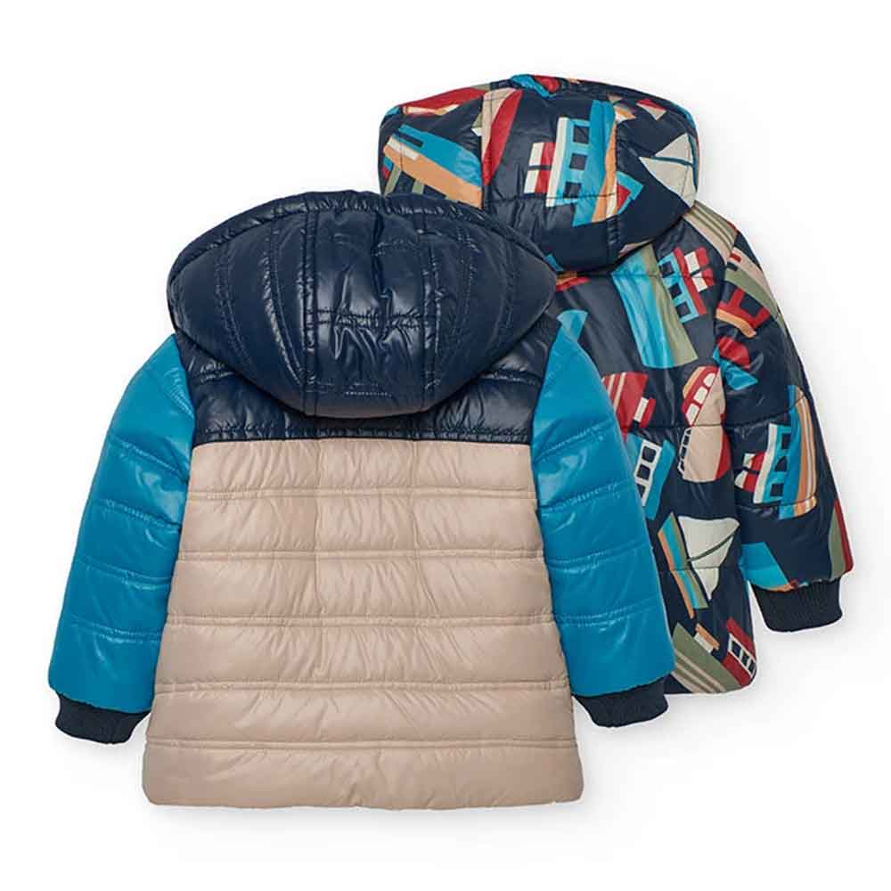 Veste réversible imprimé bateaux – Image 4