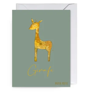 Carte postale Girafe