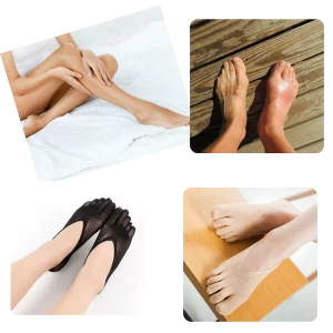 2 Paires de chaussettes de contention