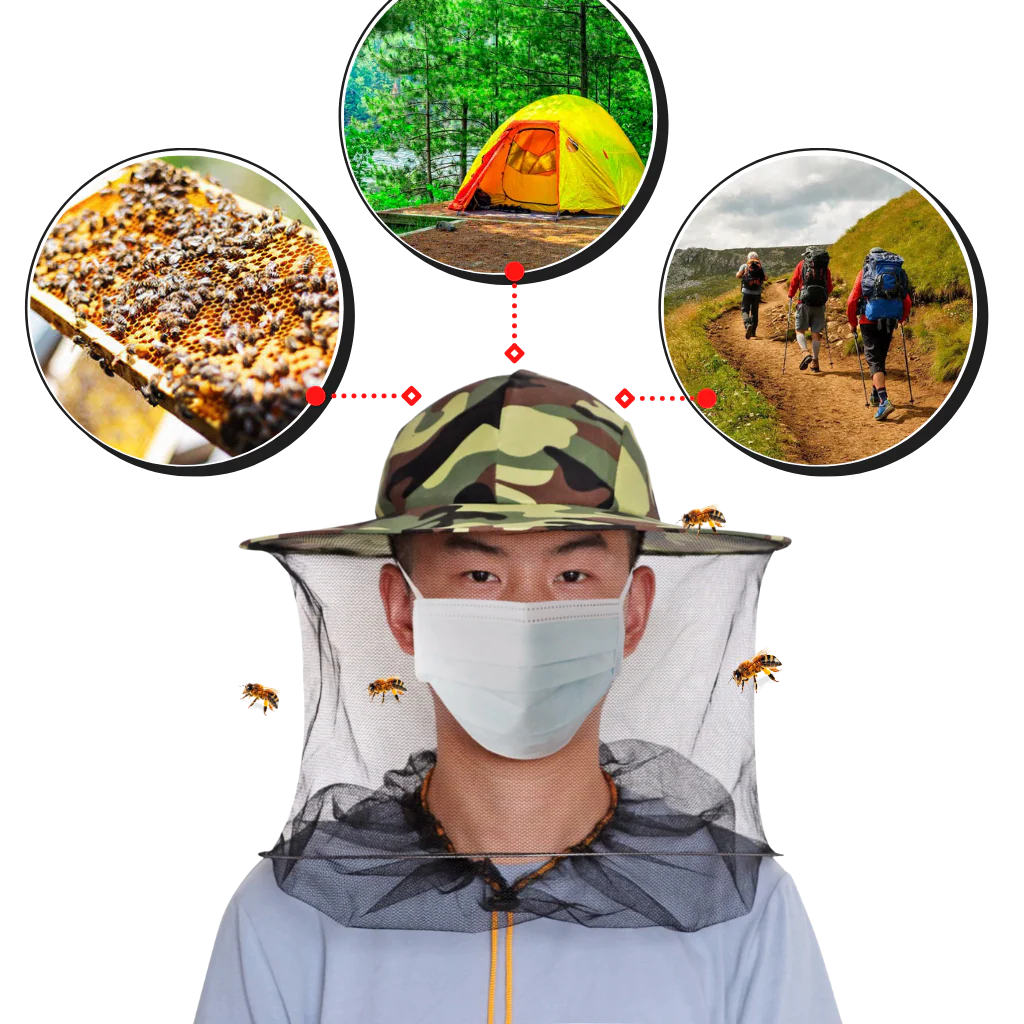 Chapeau d'apiculture camouflage – Image 6