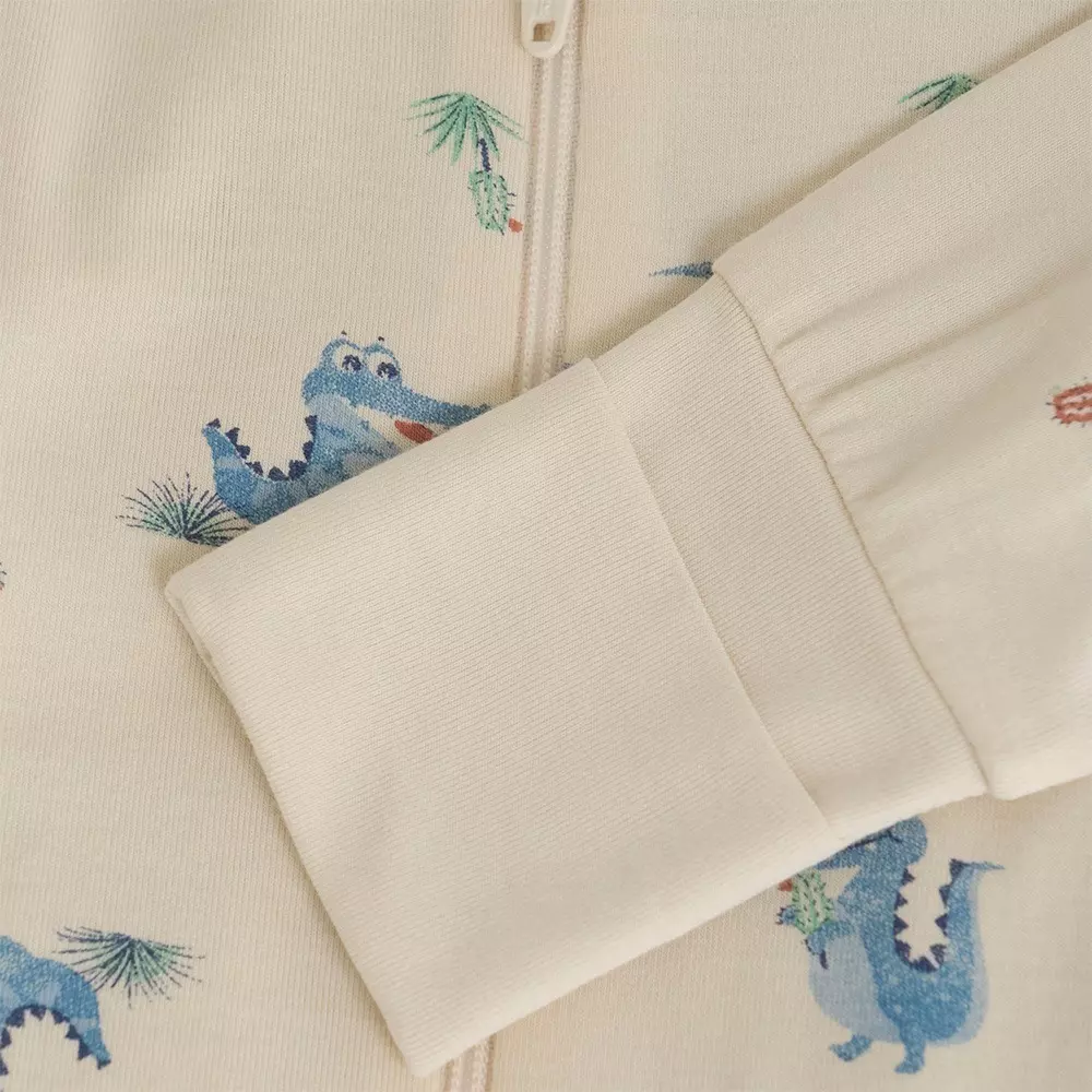 Pyjama bébé long crocodiles – Image 3
